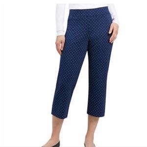 Lands' End Women's Shore Comfort Stretch Knit Carpi Pants Pull On nwt